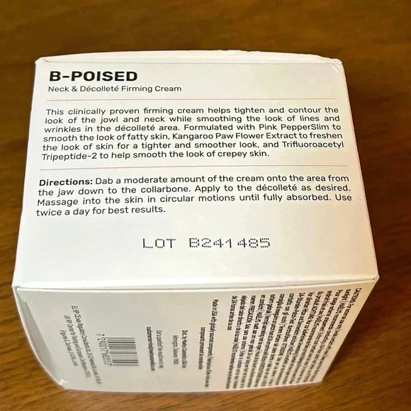 Maelys B-POISED Neck & Décolleté Firming Cream, New In Box, 1.7 oz - Picture 4 of 4